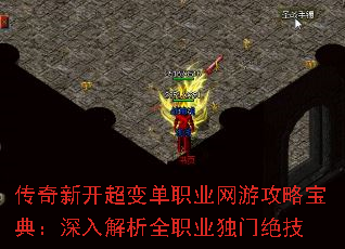 传奇新开超变单职业网游攻略宝典:深入解析全职业独门绝技 传奇新开超变单职业网游攻略宝典:深入解析全职业独门绝技