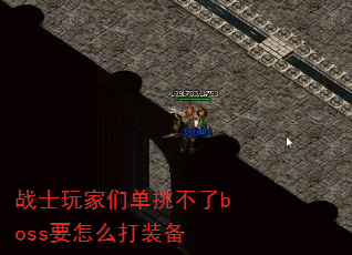 战士玩家们单挑不了boss要怎么打装备 战士玩家们单挑不了boss要怎么打装备