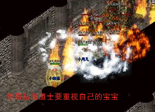 传奇私服道士要重视自己的宝宝 传奇私服道士要重视自己的宝宝
