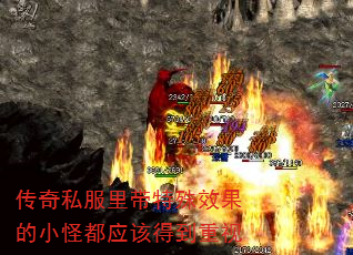 传奇私服里带特殊效果的小怪都应该得到重视 传奇私服里带特殊效果的小怪都应该得到重视