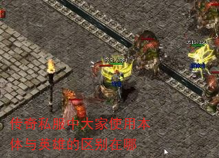 传奇私服中大家使用本体与英雄的区别在哪 传奇私服中大家使用本体与英雄的区别在哪