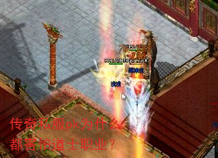 传奇私服pk为什么都害怕道士职业? 传奇私服pk为什么都害怕道士职业?
