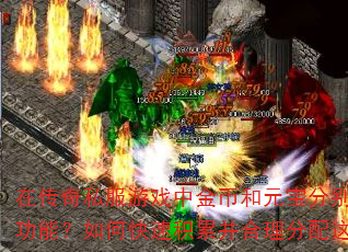 在传奇私服游戏中金币和元宝分别能实现哪些功能?如何快速积累并合理分配这两种资源? 在传奇私服游戏中金币和元宝分别能实现哪些功能?如何快速积累并合理分配这两种资源?
