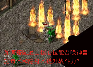 如何搭配道士核心技能召唤神兽施毒术和隐身术提升战斗力? 如何搭配道士核心技能召唤神兽施毒术和隐身术提升战斗力?