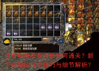 传奇私服石阁试炼如何通关?新手必知的打法技巧与细节解析? 传奇私服石阁试炼如何通关?新手必知的打法技巧与细节解析?
