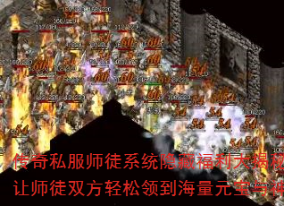 传奇私服师徒系统隐藏福利大揭秘:如何让师徒双方轻松领到海量元宝与神装? 传奇私服师徒系统隐藏福利大揭秘:如何让师徒双方轻松领到海量元宝与神装?