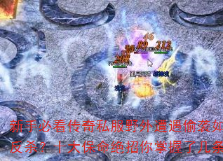 新手必看传奇私服野外遭遇偷袭如何反杀?十大保命绝招你掌握了几条? 新手必看传奇私服野外遭遇偷袭如何反杀?十大保命绝招你掌握了几条?