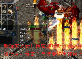 新玩家必看!传奇游戏新开网站中攻击力、防御力、敏捷度、暴击率与技能伤害如何巧妙搭配提升战力? 新玩家必看!传奇游戏新开网站中攻击力、防御力、敏捷度、暴击率与技能伤害如何巧妙搭配提升战力?