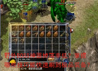 野外BOSS神器掉落率低?掌握哪些技巧能快速刷到极品装备? 野外BOSS神器掉落率低?掌握哪些技巧能快速刷到极品装备?