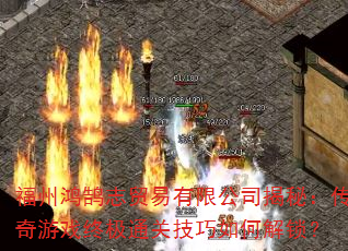 福州鸿鹄志贸易有限公司揭秘:传奇游戏终极通关技巧如何解锁? 福州鸿鹄志贸易有限公司揭秘:传奇游戏终极通关技巧如何解锁?