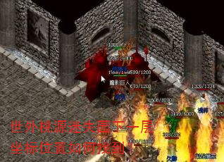 世外桃源迷失园下一层坐标位置如何找到? 世外桃源迷失园下一层坐标位置如何找到?