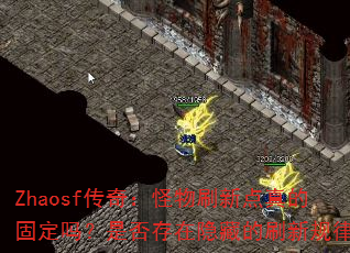 Zhaosf传奇:怪物刷新点真的固定吗?是否存在隐藏的刷新规律? Zhaosf传奇:怪物刷新点真的固定吗?是否存在隐藏的刷新规律?