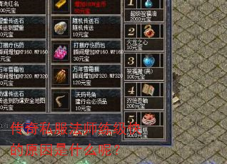 传奇私服法师练级快的原因是什么呢? 传奇私服法师练级快的原因是什么呢?