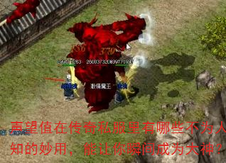 声望值在传奇私服里有哪些不为人知的妙用,能让你瞬间成为大神? 声望值在传奇私服里有哪些不为人知的妙用,能让你瞬间成为大神?