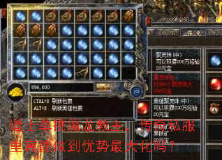道士单挑魔龙教主,传奇私服里真能做到优势最大化吗? 道士单挑魔龙教主,传奇私服里真能做到优势最大化吗?