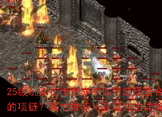 25级玩家在传奇SF中如何选择适合的项链?属性推荐与获取方法详解? 25级玩家在传奇SF中如何选择适合的项链?属性推荐与获取方法详解?