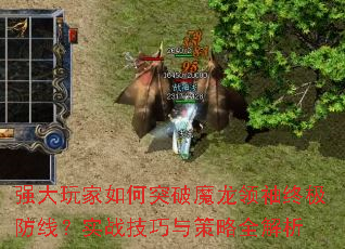 强大玩家如何突破魔龙领袖终极防线?实战技巧与策略全解析 强大玩家如何突破魔龙领袖终极防线?实战技巧与策略全解析