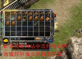 新开传奇网站中法师PK如何合理控制魔法值避免空蓝? 新开传奇网站中法师PK如何合理控制魔法值避免空蓝?