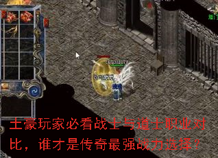 土豪玩家必看战士与道士职业对比,谁才是传奇最强战力选择? 土豪玩家必看战士与道士职业对比,谁才是传奇最强战力选择?
