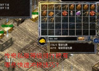 传奇私服等级排行榜有哪些快速冲榜技巧? 传奇私服等级排行榜有哪些快速冲榜技巧?