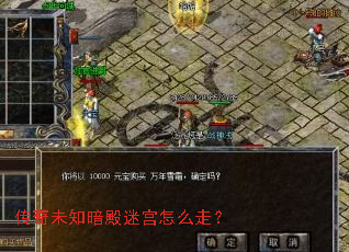 传奇未知暗殿迷宫怎么走? 传奇未知暗殿迷宫怎么走?