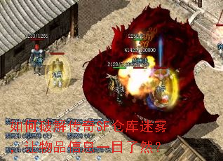 如何破解传奇SF仓库迷雾,让物品信息一目了然? 如何破解传奇SF仓库迷雾,让物品信息一目了然?