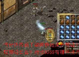 传奇世界新手如何快速提升等级?怎样获取顶级装备?对抗BOSS有哪些技巧? 传奇世界新手如何快速提升等级?怎样获取顶级装备?对抗BOSS有哪些技巧?