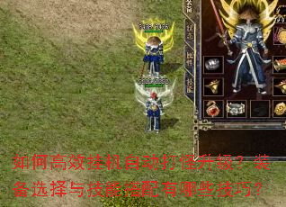 如何高效挂机自动打怪升级?装备选择与技能搭配有哪些技巧? 如何高效挂机自动打怪升级?装备选择与技能搭配有哪些技巧?