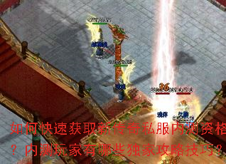 如何快速获取新传奇私服内测资格?内测玩家有哪些独家攻略技巧? 如何快速获取新传奇私服内测资格?内测玩家有哪些独家攻略技巧?