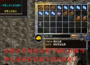如何在无网络环境下畅玩经典传奇私服并获取最佳游戏体验? 如何在无网络环境下畅玩经典传奇私服并获取最佳游戏体验?