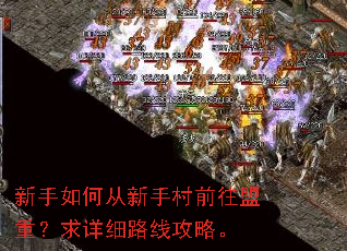 新手如何从新手村前往盟重?求详细路线攻略。 新手如何从新手村前往盟重?求详细路线攻略。