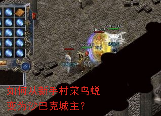 如何从新手村菜鸟蜕变为沙巴克城主? 如何从新手村菜鸟蜕变为沙巴克城主?