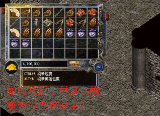 如何从新手村菜鸟蜕变为沙巴克城主? 如何从新手村菜鸟蜕变为沙巴克城主?