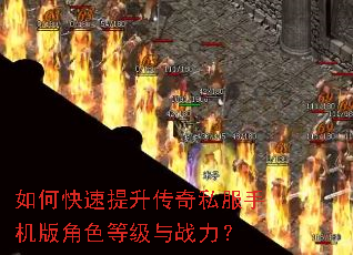 如何快速提升传奇私服手机版角色等级与战力? 如何快速提升传奇私服手机版角色等级与战力?